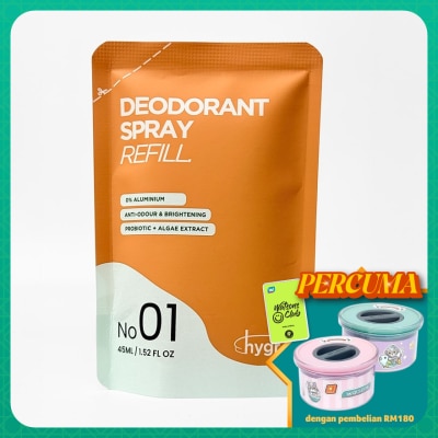 HYGR HYGR Natural Deodorant Spray Refill 45ML