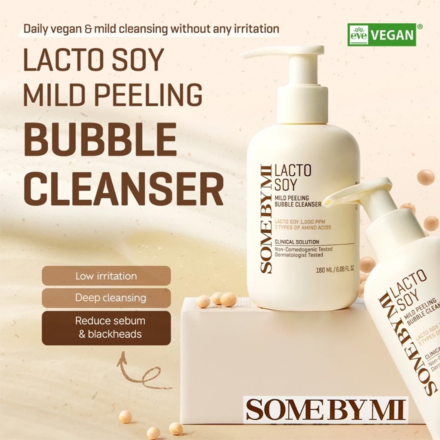 Lacto Soy Mild Peeling Bubble Cleanser 180ml image