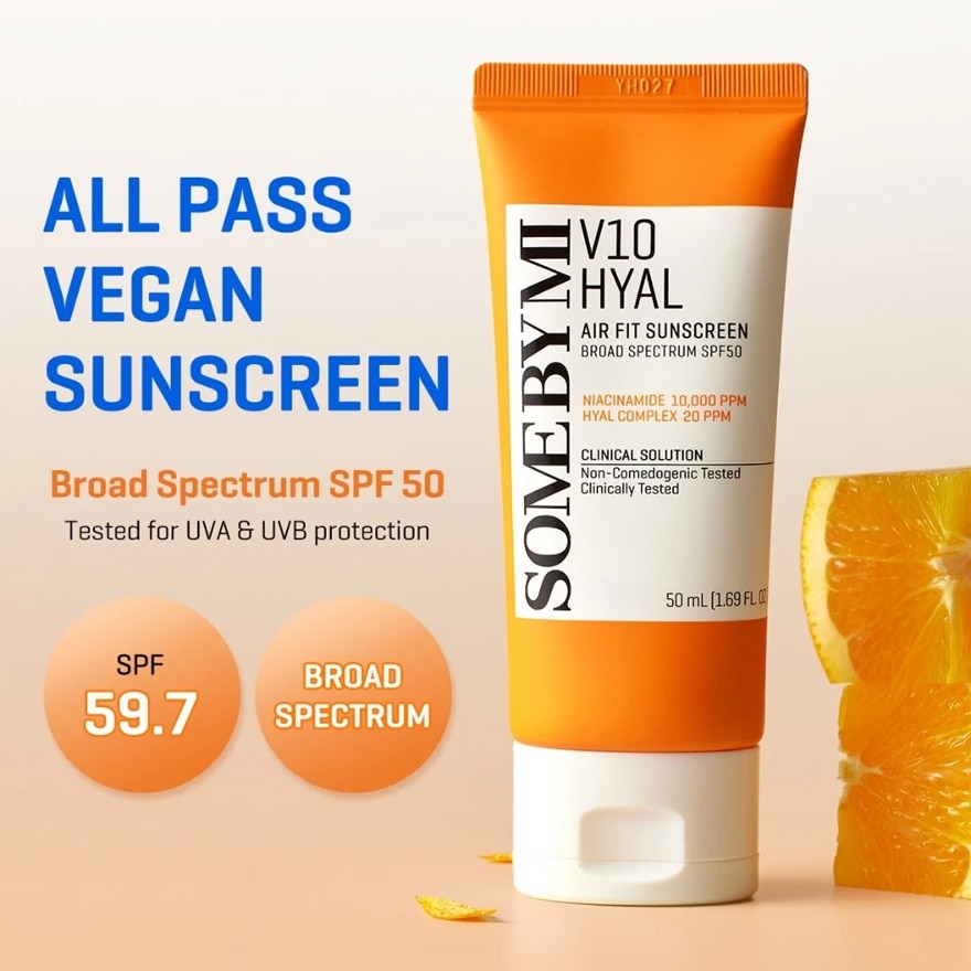 V10 Hyal Air Fit Sunscreen SPF 50 50ml
