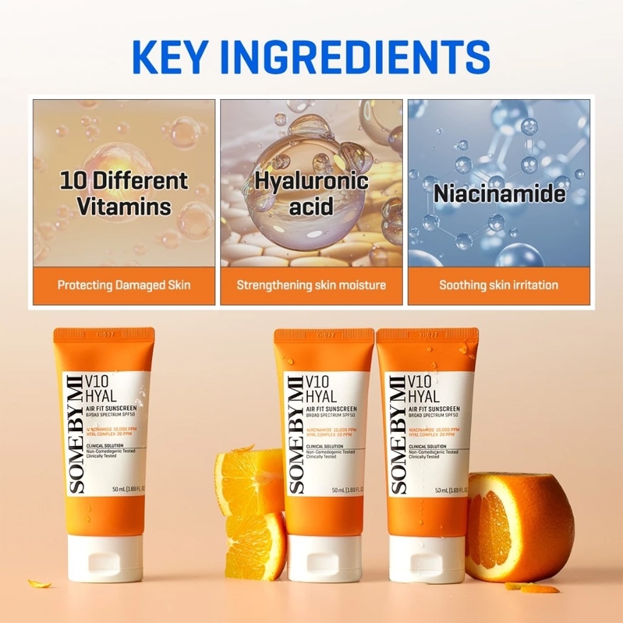 V10 Hyal Air Fit Sunscreen SPF 50 50ml