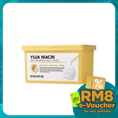 SOME BY MI Yuja Niacin Anti-Blemish Daily Mask 30S