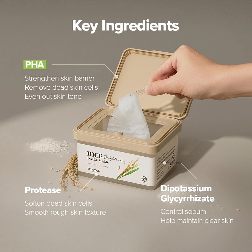 Rice Brightening Daily Mask 30S