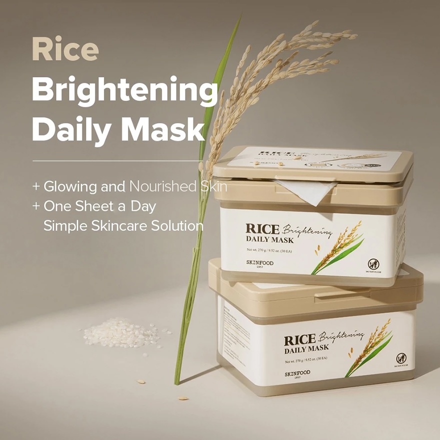 Rice Brightening Daily Mask 30S image