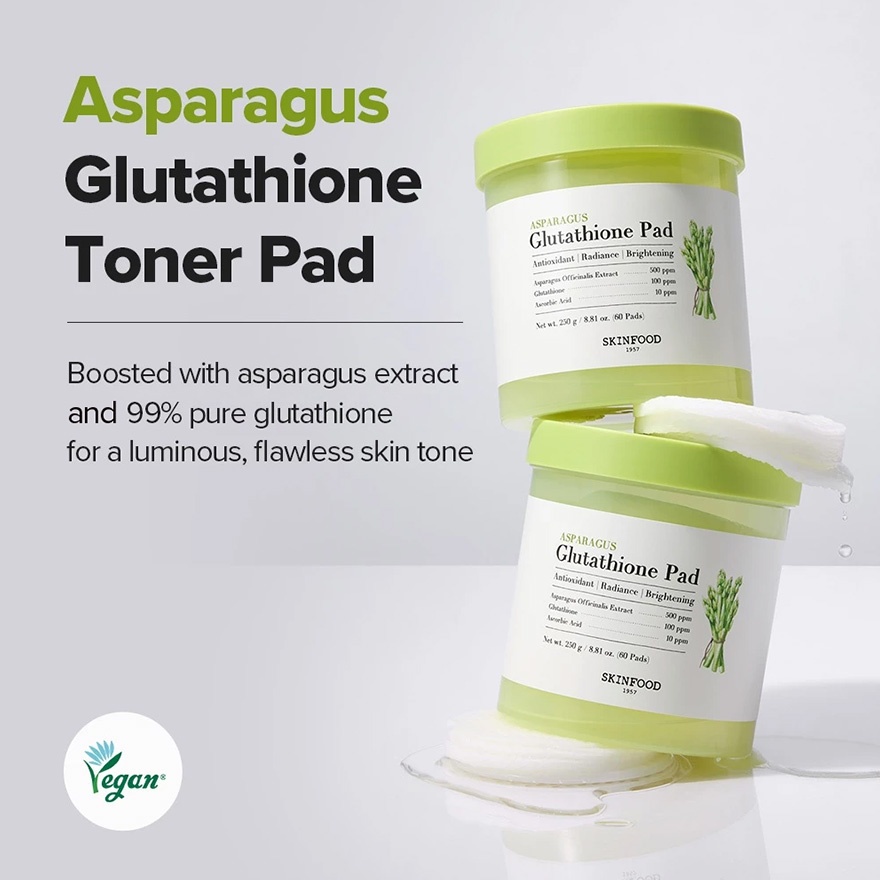 asparagus glutathione SKINFOOD, Pad 60S ✨ Boost your energy, Chemical grade:Laboratory np_n3_vitamines