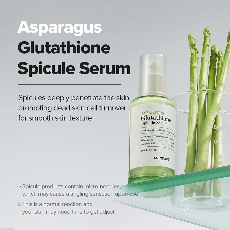 asparagus glutathione SKINFOOD, Spicule Serum 50ml Label:White Brain peptides in Alzheimer's spo-cs-disabled