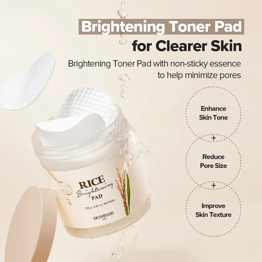 Rice Brightening Pad 60S