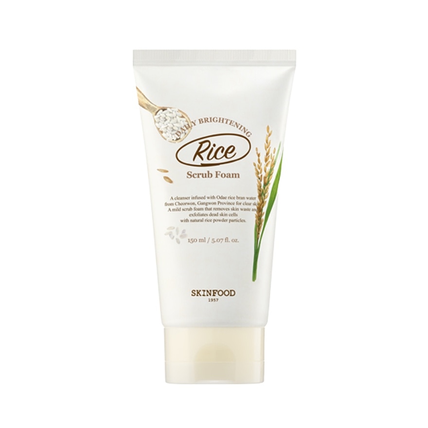 Rice Brightening Scrub Foam 150ml