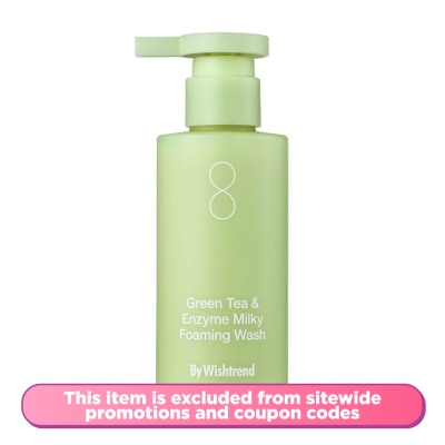 BY WISHTREND - Green Tea & Enzyme Milky Foaming Wash 140 ml