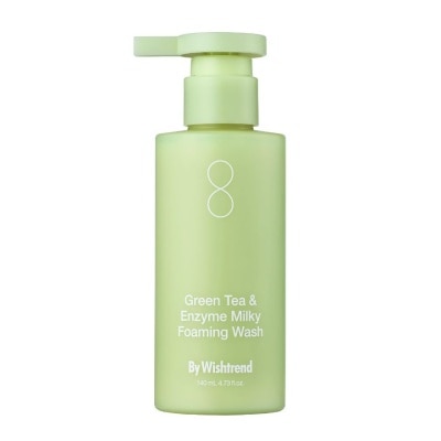 BY WISHTREND Green Tea & Enzyme Milky Foaming Wash 140 ml