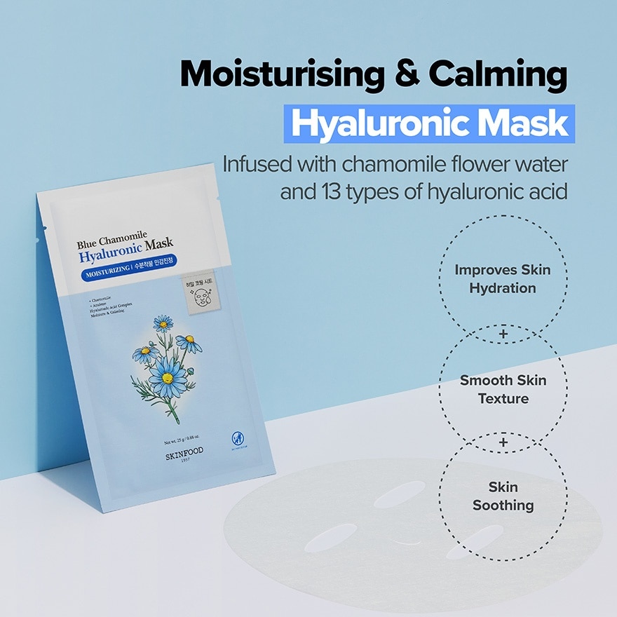 Blue Chamomile Hyaluronic Mask 1S