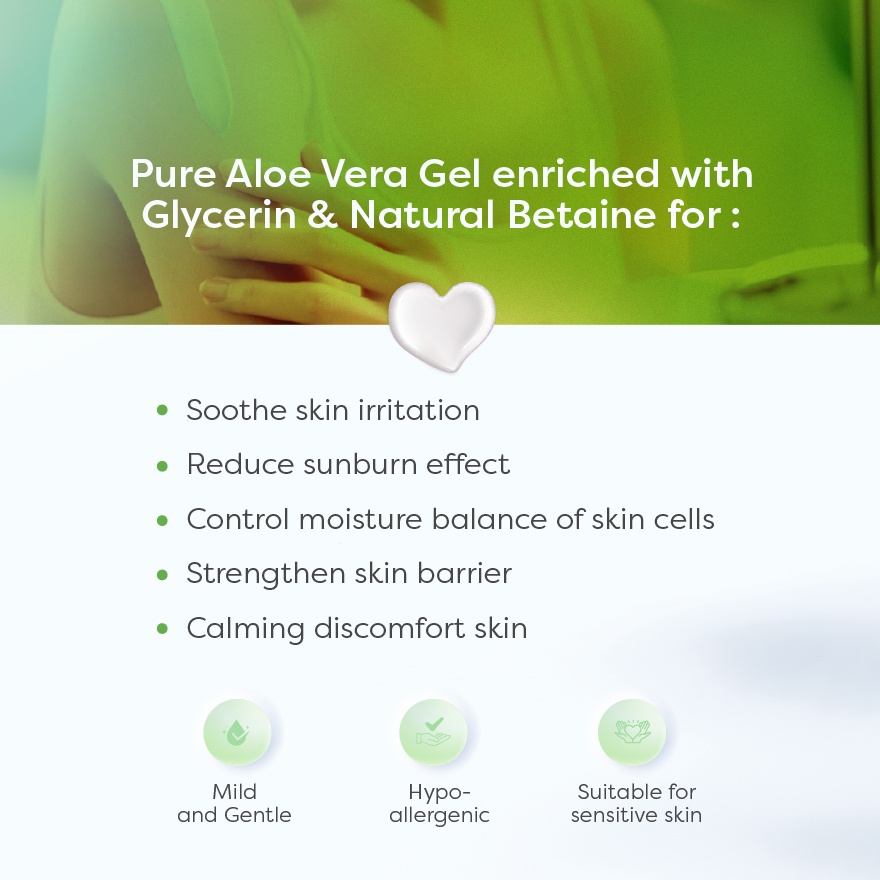 Moiturising Aloe Vera Gel 200ml image