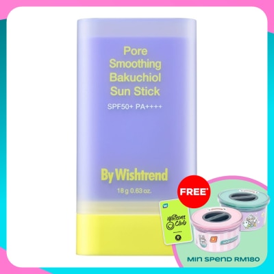 BY WISHTREND Pore Smoothing Bakuchiol Sun Stick 18g