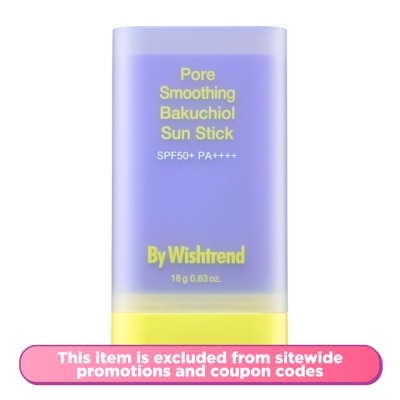 BY WISHTREND - Pore Smoothing Bakuchiol Sun Stick 18g