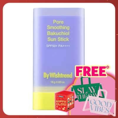 BY WISHTREND Pore Smoothing Bakuchiol Sun Stick 18g