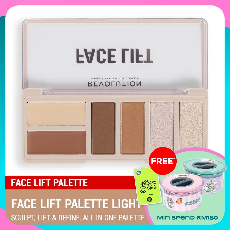 REVOLUTION Face Lift Palette Light To Medium