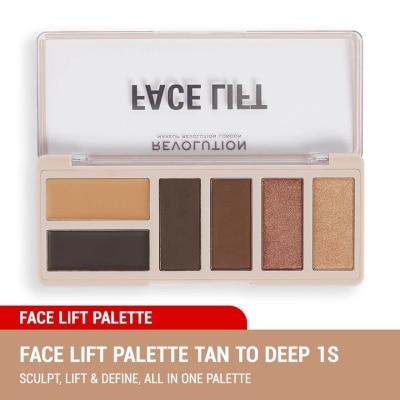 REVOLUTION Face Lift Palette Tan To Deep