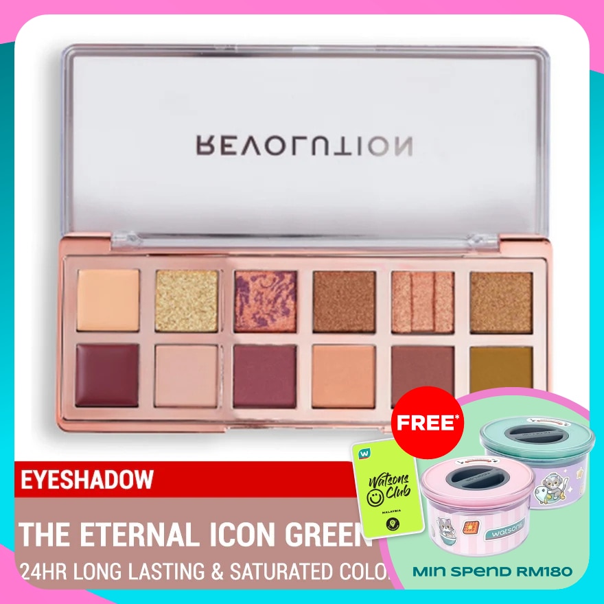 REVOLUTION The Eternal Icon Green Palette