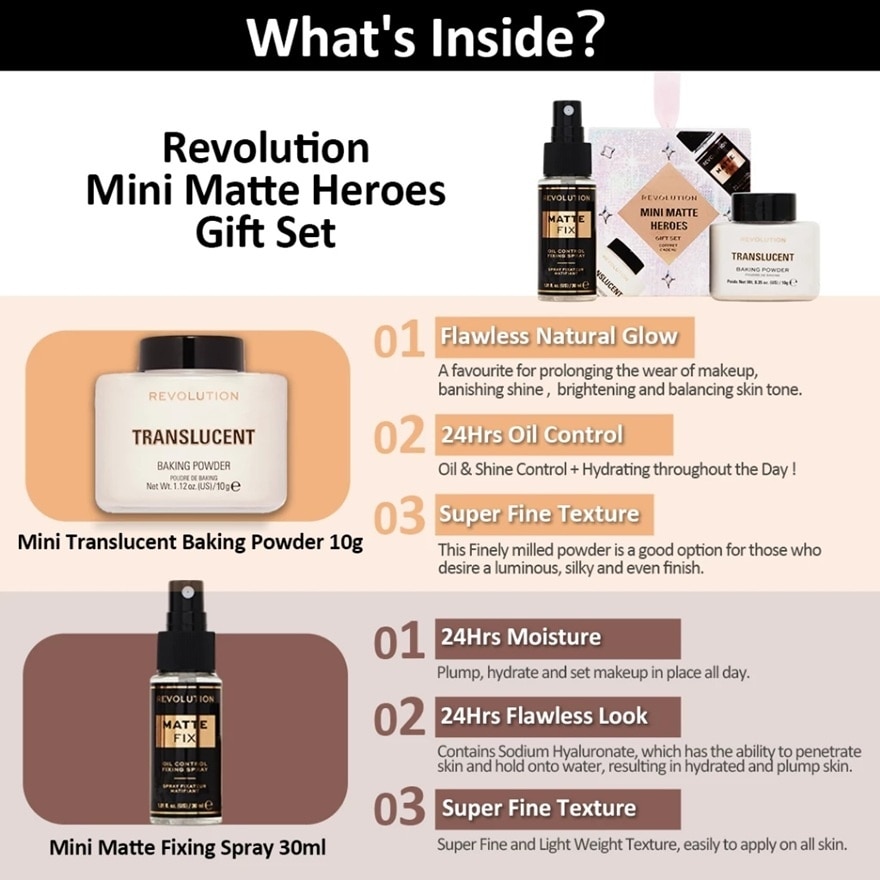 Mini Matte Heroes Gift Set