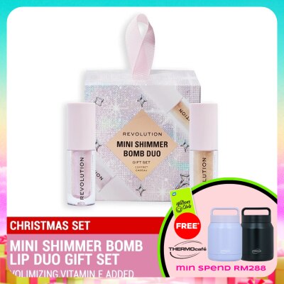 REVOLUTION - Mini Shimmer Bomb Lip Duo Gift Set
