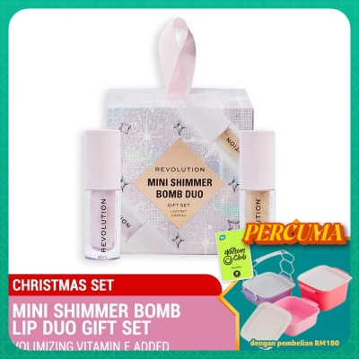 REVOLUTION - Mini Shimmer Bomb Lip Duo Gift Set