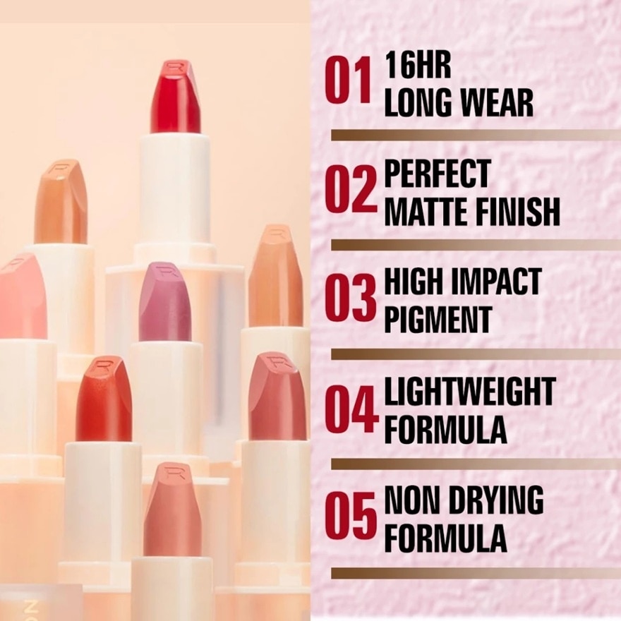 Lasting Kiss Lipstick CEO Brick Red