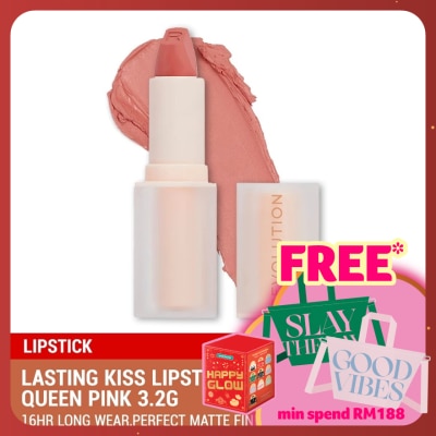 REVOLUTION Lasting Kiss Lipstick Queen Pink