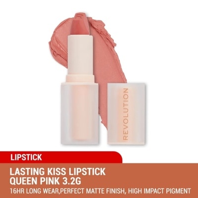 REVOLUTION Lasting Kiss Lipstick Queen Pink
