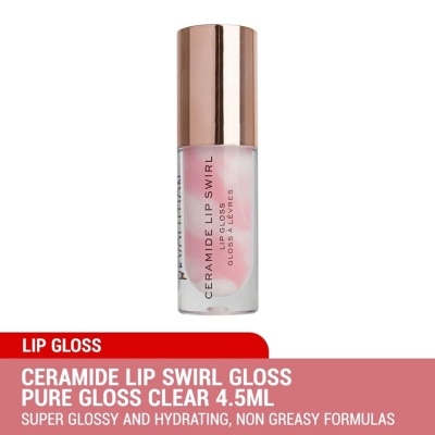 REVOLUTION Ceramide Lip Swirl Gloss Pure Gloss Clear