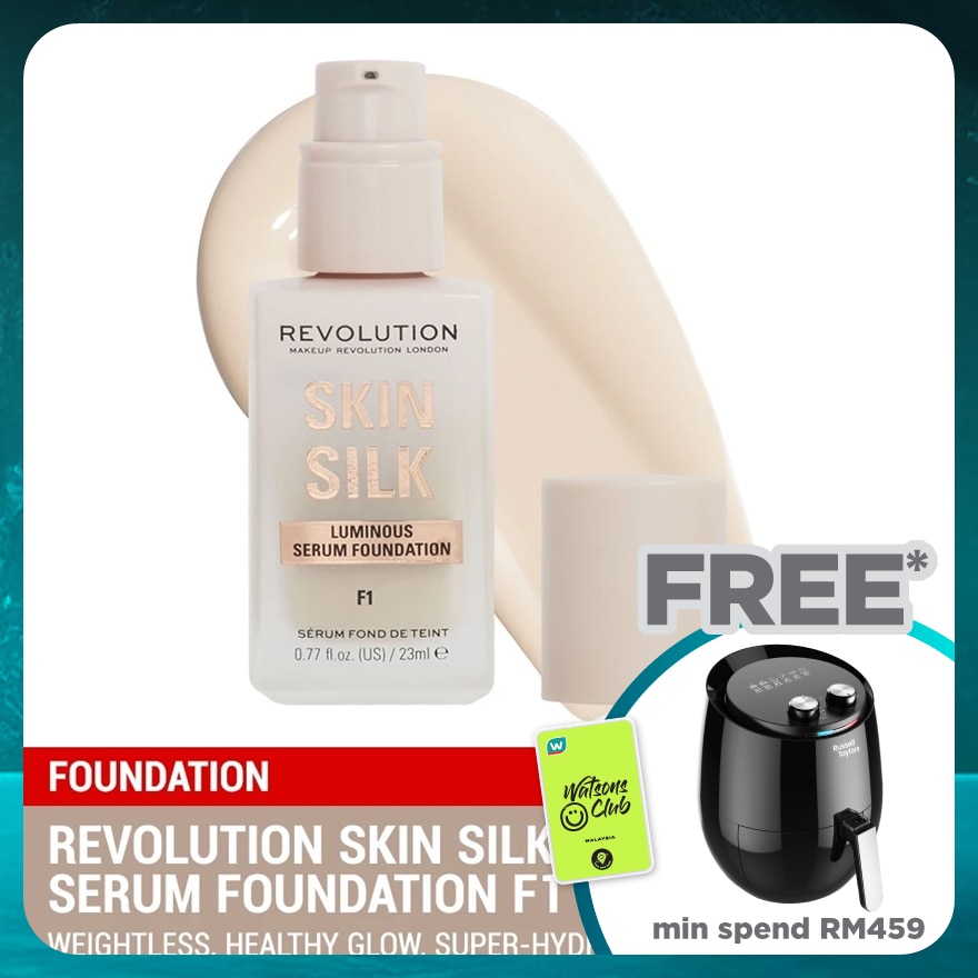 REVOLUTION Skin Silk Serum Foundation F1