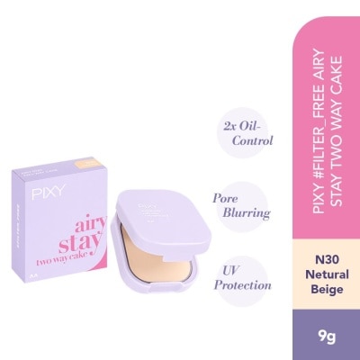 PIXY Filter Free Airy Stay Two Way Cake N30 Neutral Beige 9g