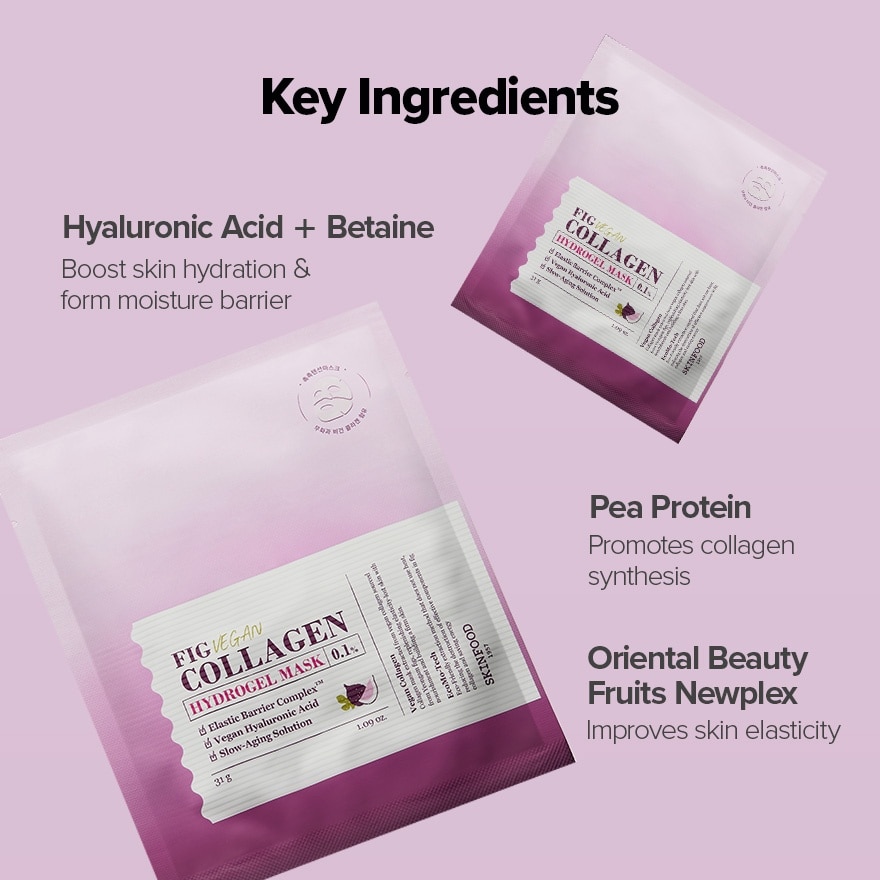 Fig Vegan Collagen Hydrogel Mask 0.1% 1S