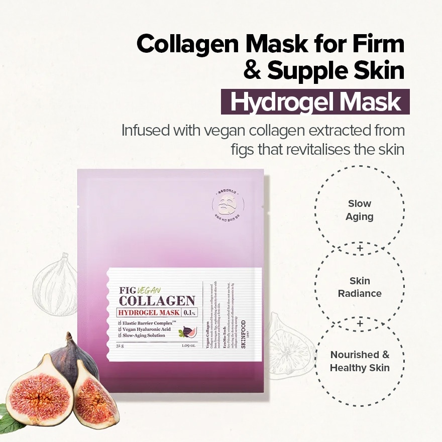 Fig Vegan Collagen Hydrogel Mask 0.1% 1S
