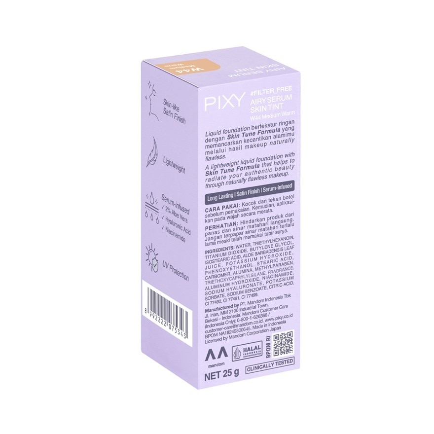Filter Free Airy Serum Skin Tint W44 Medium Warm 25g