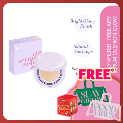 PIXY Filter Free Airy Serum Cushion Glow N23 Light Beige 15g