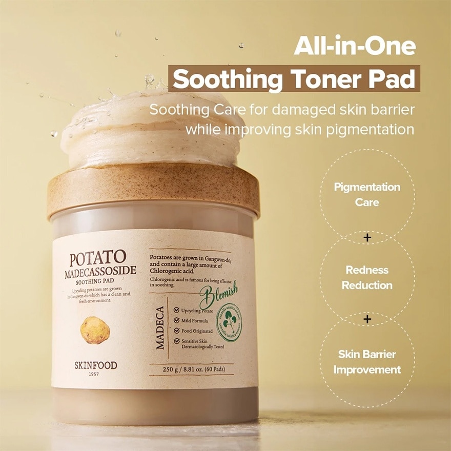 Potato Madecasoside Soothing Pad 60S