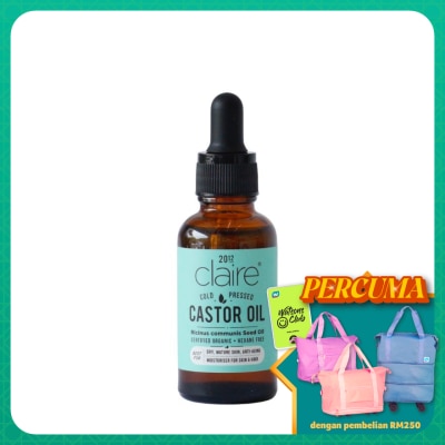 CLAIRE ORGANICS - Castor Carrier Oil 30ml