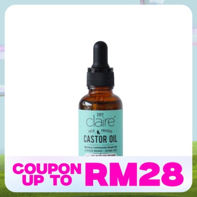 CLAIRE ORGANICS Castor Carrier Oil 30ml