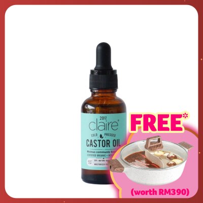 CLAIRE ORGANICS Castor Carrier Oil 30ml