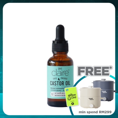 CLAIRE ORGANICS Castor Carrier Oil 30ml