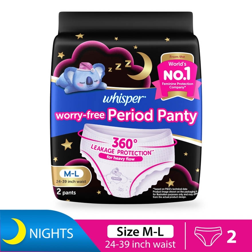 Koala Night Sanitary Panty M-L 2s