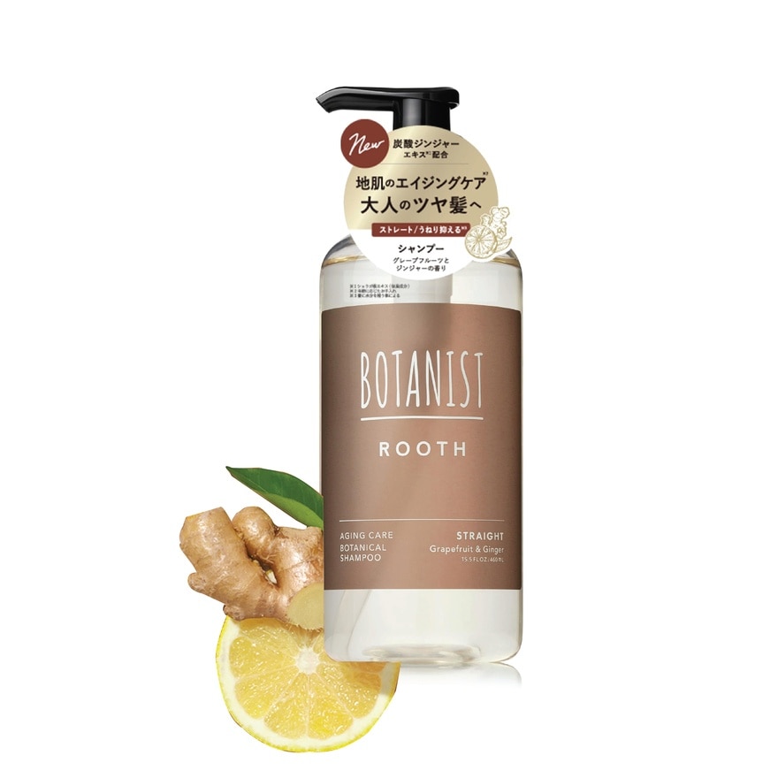 Rooth Aging Care Botanical Shampoo (Straight) Grapefruit & Ginger 460ml