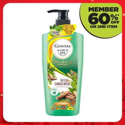 GINVERA World Spa Himal Neem & Sandalwood Shw Scrub 750ml