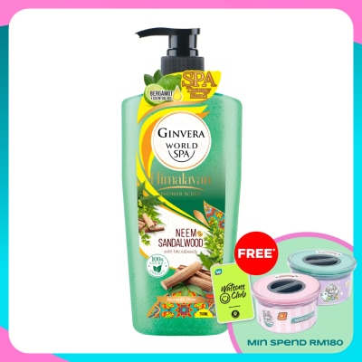 GINVERA World Spa Himal Neem & Sandalwood Shw Scrub 750ml