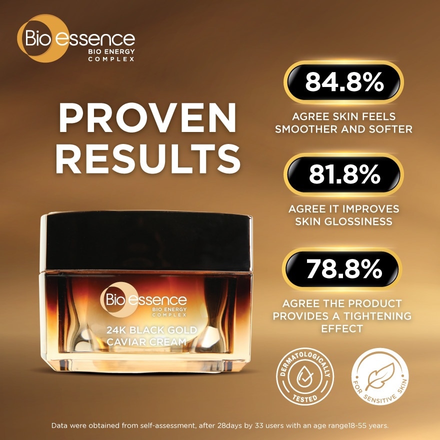 Bio-Gold 24K Black Gold Caviar Cream 40g