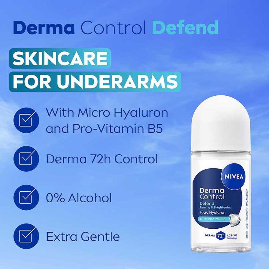Female Deodorant Derma Control Defend Roll 50ml