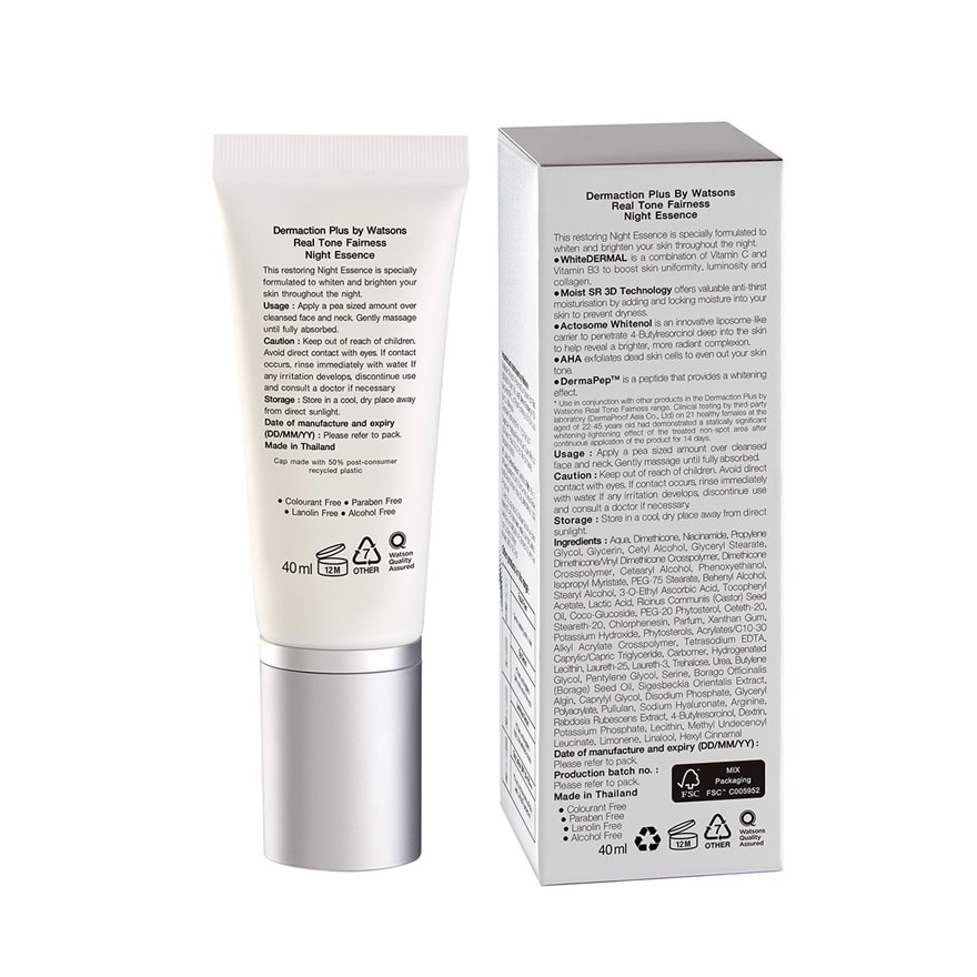 Real Tone Fairness Restoring Night Essence 40ml