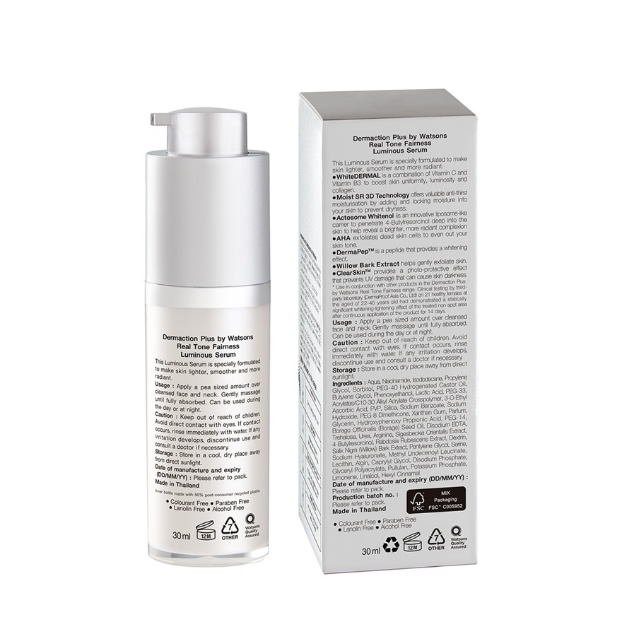 Real Tone Fairness Luminous Serum 30ml