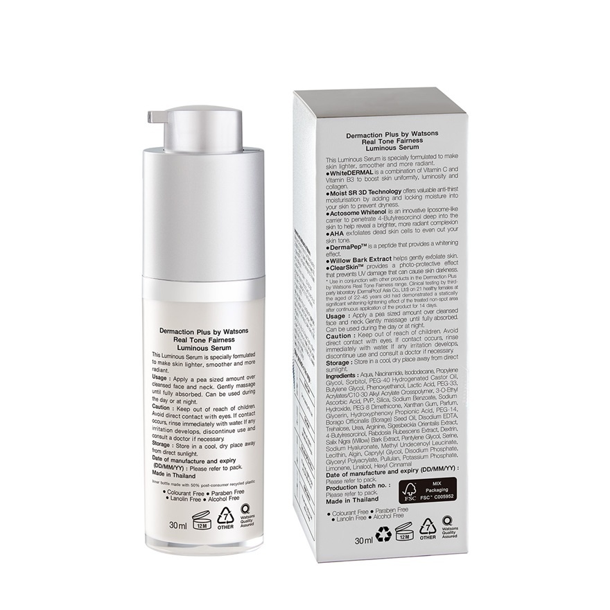 Real Tone Fairness Luminous Serum 30ml