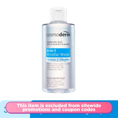 COSMODERM Micellar Water 4 in 1 Moisturise & Strengthen 300ml