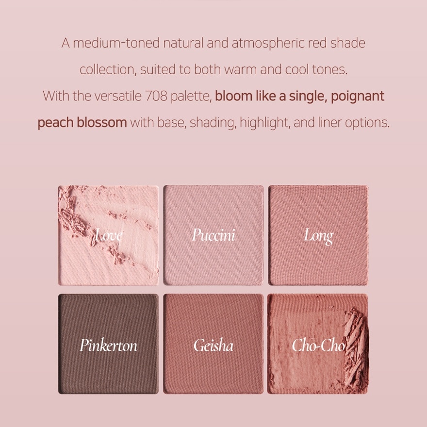 Madame Butterfly Collection Blur-Finish Shadow 708 J.L. Long